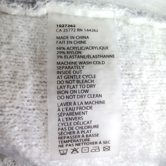 Black Tape Grey Waterfall Open Cardigan L - Picture 7 of 7